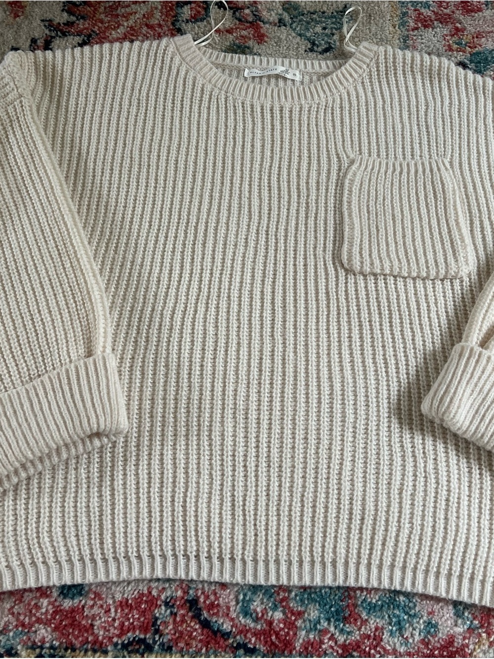 *NWOT* Altar'd State Cream Colored Women's Oversized Sweater, Size Medium